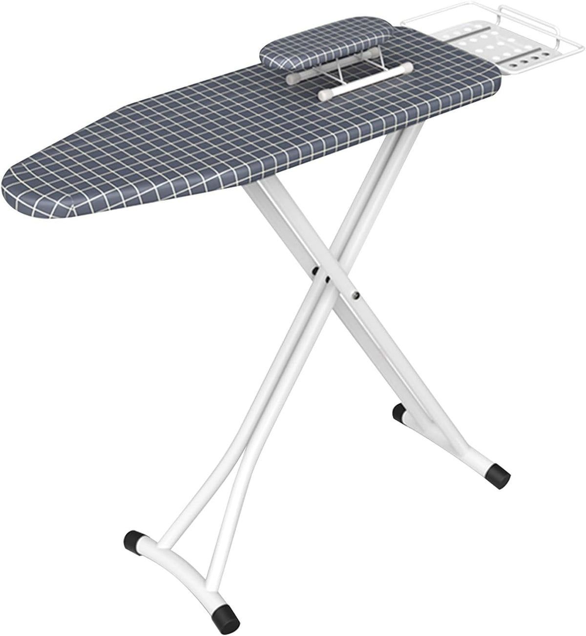 Une planche de table dispose d'une structure pliante et de des appuis antiderapants